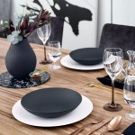 Ваза Perle 20 cм Manufacture Collier Noir Villeroy & Boch Ваза Perle 20 cм Manufacture Collier Noir Villeroy & Boch